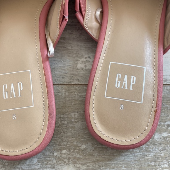 Gap Leather Mules Shoes Size 8 - Picture 3 of 4